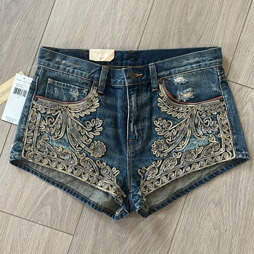 *NWT* Denin & Supply Ralph Lauren western detail shorts size 27